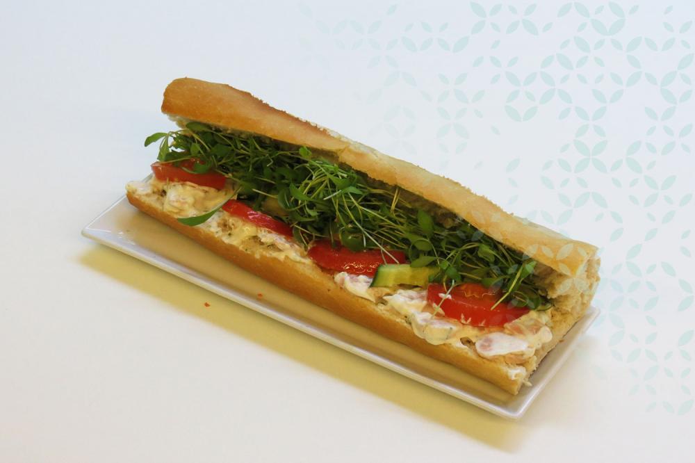 Guimard Food - Half stokbrood bruin - scampi salade