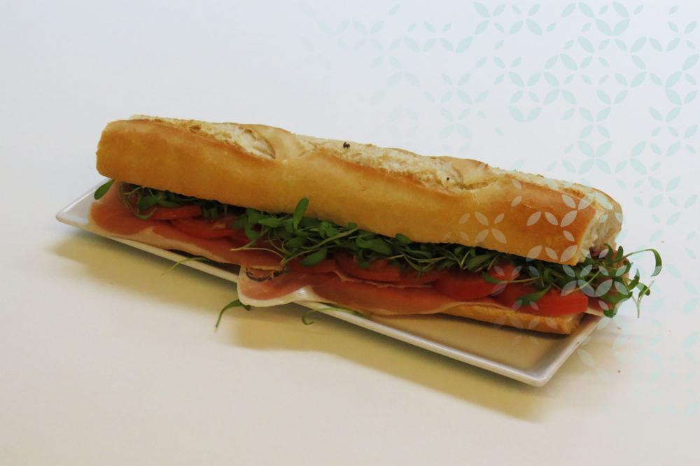 Guimard Food - Baguette grise - jambon serrano