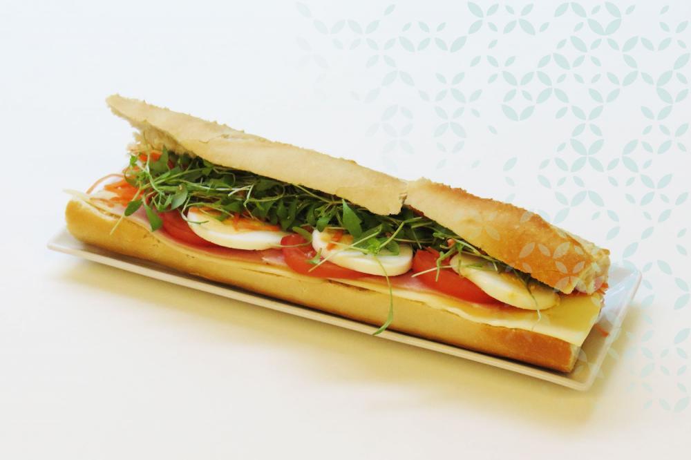 Guimard Food - Baguette gray - cheese - ham